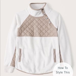 Asymmetrical Snap-Up Fleece